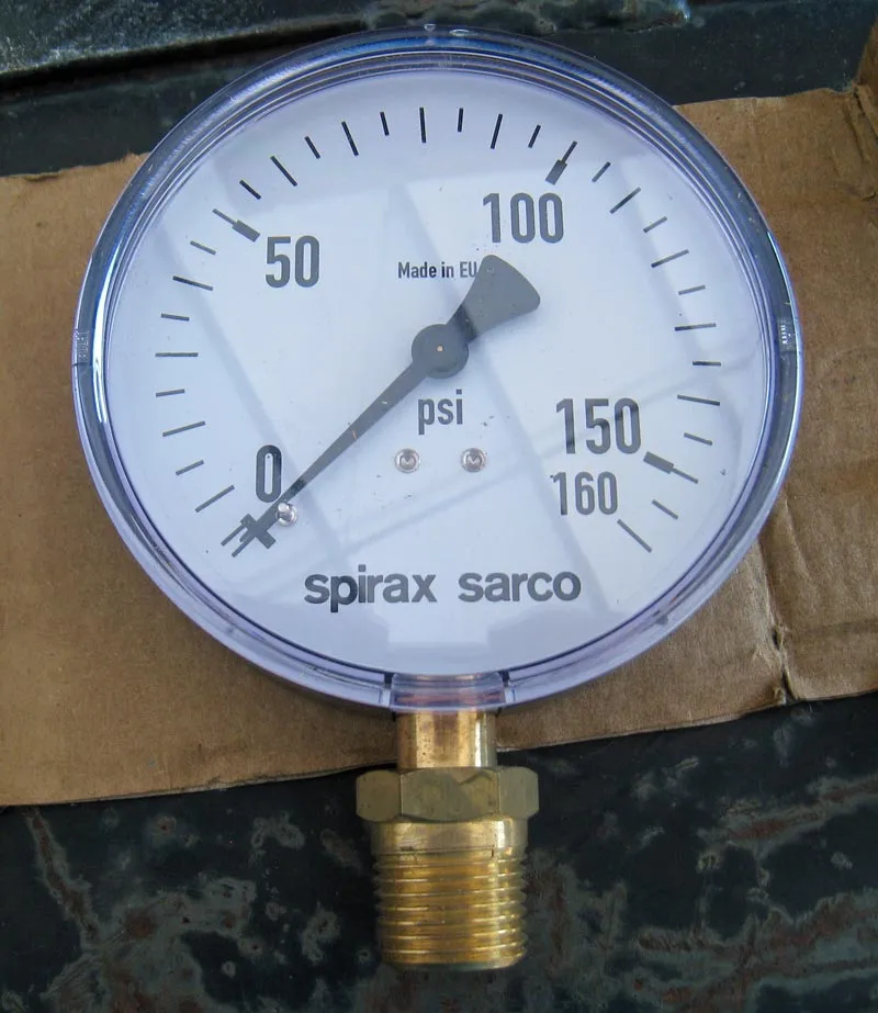Pressure Gauge, 0-160 psi