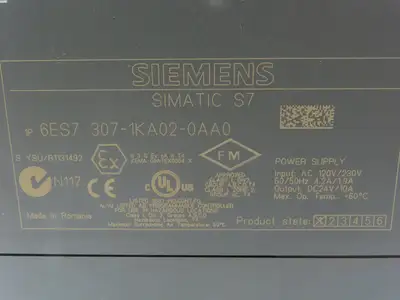 Siemens Block I/O Input PLC Input Output Module Assembly & Rail