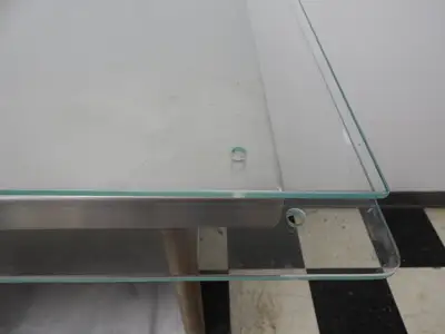 Used Excellence Industries Used Excellence EDC-4 Straight Glass Replacement Sneeze Guard ACSG-00001 Food, Restaurant, & Bakery Parts & Accessories Illinois US | Falcon Restaurant Supply #1376488