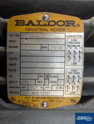 USED Scott Turbon Mixer 50 Gal Scott Turbon Mixer Planetary Mixer, Model DAV-50
