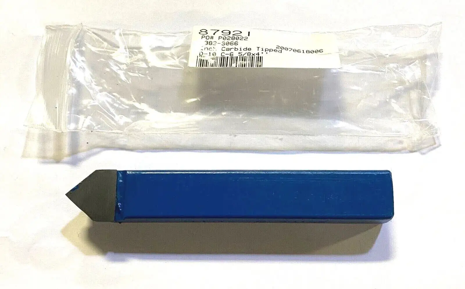 Marxman 5/8" Carbide Tipped Lathe Pointed Nose Tool Bit 80Â° Angle D10 C6