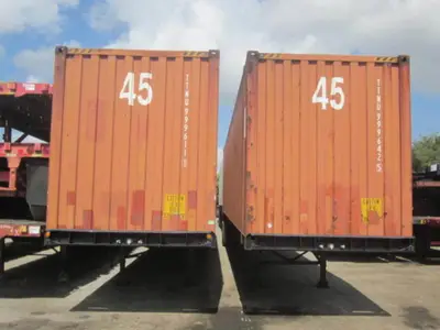 New | in-Stock A PLUS 45′ HIGH CUBE CARGO CONTAINER General Storage Systems Florida US | USA Transequipment #1542546