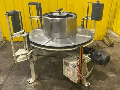 1000 LBS CROWN UNLIMITED VERTICAL MOTORIZED UNCOILER, FOR TUBE OR WIRE: YOBRO #25337