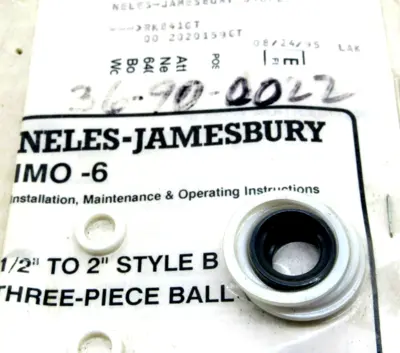 NEW NELES-JAMESBURY RKB41GT SEAL KIT IMO-6