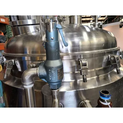 Used 316L Stainless Steel Jacketed Portable Reactor Holding Tank - 500L Capacity
