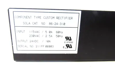 NEW EMERSON SOLA 86-24-310 POWER SUPPLY 8624310