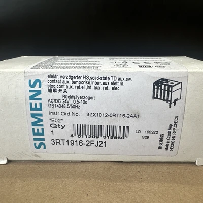 NEW Siemens 3RT1916-2FJ21