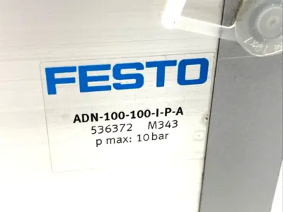ADN-100-100-I-P-A, 536372 | Festo ADN-100-100-I-P-A Compact Cylinder 100mm Bore 100mm Stroke 536372 - New Other