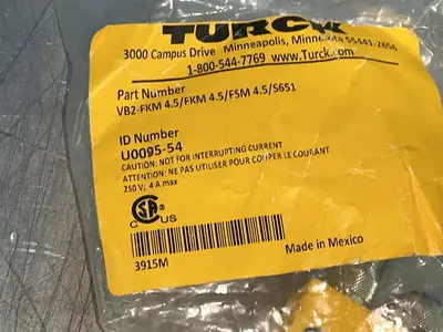 New | in-Stock TURCK VB2FKMV 4.4/2FSMV 4 Electronic Splitters Ohio US | HGR 24 #1326197