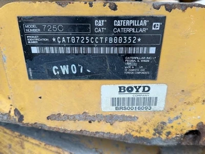 Used 2014 CATERPILLAR 725C Water Trucks Tennessee US | Moore Equipment #1517241