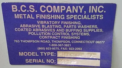 USED 2001 B.C.S. COMPANY, INC. MIRACLEAN US