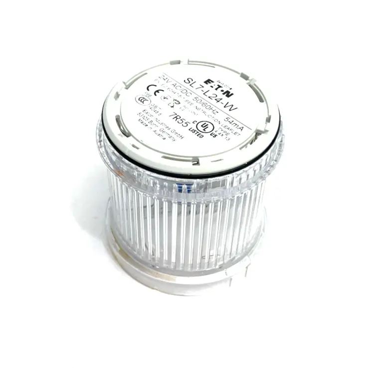 Used EATON STACKLIGHT MODULE 70MM, CONTINUOUS LED, WHITE 24VAC/DC Lighting | Maverick Industrial Sales #1099743