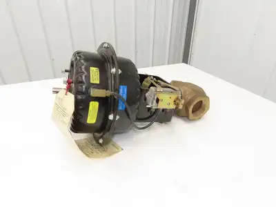Johnson Controls MP843E Pneumatic Actuator with 2-Way Brass Globe Valve 2"NPT