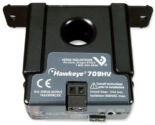 Veris H709HV Hawkeye 709HV High Voltage Current Switch, 1 to 135 A Trip [New]