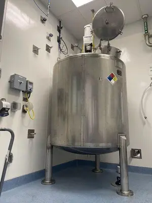 USED LEE INDUSTRIES 350 GALLON PROCESSING  TANK