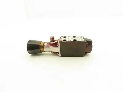 Rexroth HydroNorma 4WMD 5 N2.3/F Hydraulic Directional Valve Manual Rotary Knob