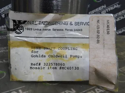 Regional Engingeering & Services 322578060 Pump Line Shaft Coupling New