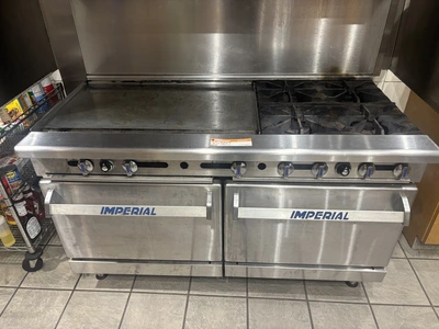 Used IMPERIAL COMMERCIAL STOVE WITH SKILLET TOP Commercial Ranges Michigan US | Miedema Asset Management Group #1419240