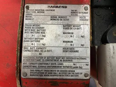 USED RAYMOND 112TM-FRE60L
