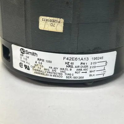 Used AO SMITH F42E61A13 Industrial Controls Ohio US | Surplus Asset Holdings #1425557