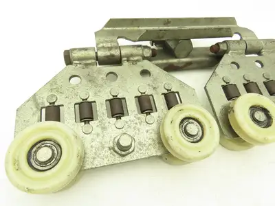Bridge Crane Hoist Push/Load Trolley Hinged End Truck 2-7/8"W 22.25"L