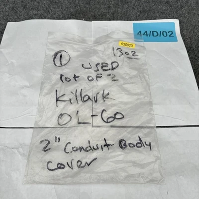 Used Killark OL-60 Misc Electrical & Power Parts California US | Davliegogo LLC #1705673