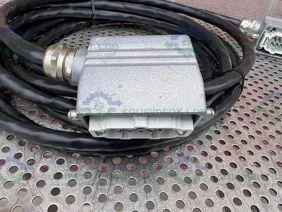 USED PHOENIX CONNECT 1771228  MALE TO FEMALE 10-PIN NETWORK COM CABLE 18 FT CABLE