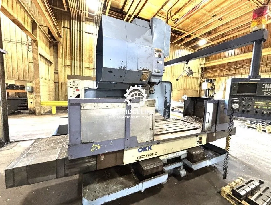 Used OKK MCV-660 Vertical Machining Centers Illinois US | Bridgeline Machinery Corp. #1324503