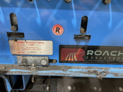 Roach 165223 Roller Conveyer set, Width: 24", Length: 37', w/ mo