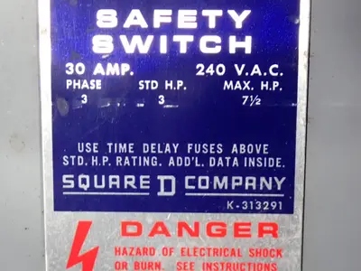 30 Amp Safety Switch