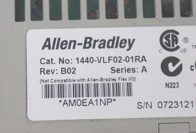 USED ALLEN BRADLEY 1440-VLF02-01RA LF DYNAMIC MEASUREMENT MODULE W/ 1440-TB-A