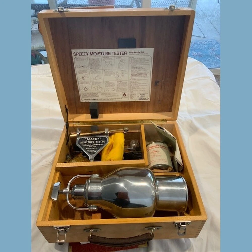 USED THOMAS ASHWORTH & CO. SPEEDY MOISTURE TESTER