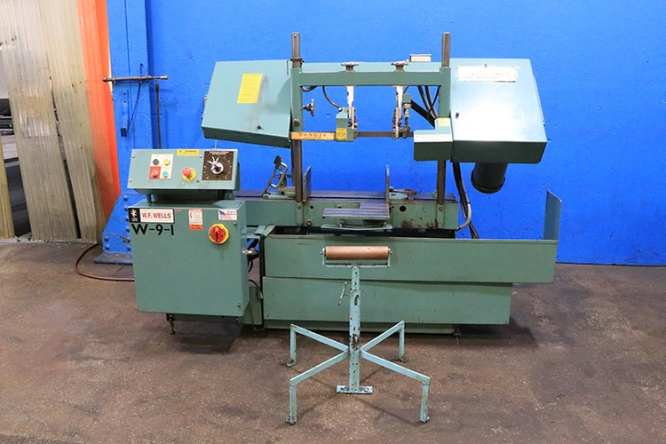 Used 2002 WF Wells W-9-1 Horizontal Dual Column Band Saws New Jersey US | Machinery Values #779612