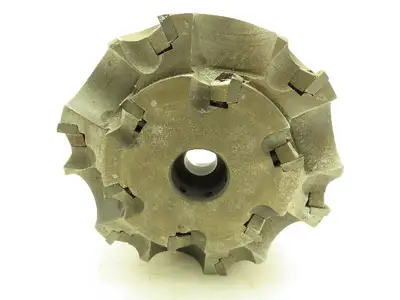 RK Tool SMC6212-11047 Indexable Face Mill 12-Insert Double Cutter 4.2" x 6.2" OD