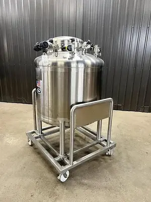 Used 158 Gallon Tank (Vessel), 316L Stainless Steel
