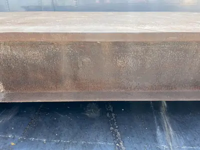 150" X 50" x 13.5"  HEAVY DUTY STEEL LAYOUT TABLE: STOCK #16818