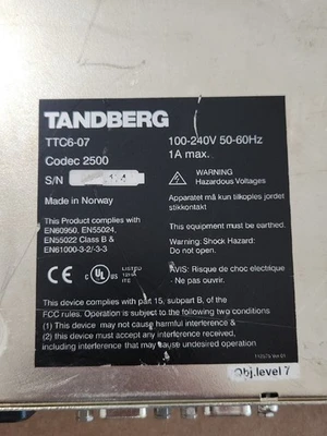 USED Tandberg TTC6-07