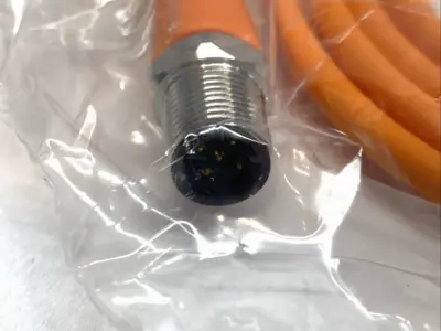 NEW IFM M12 5-PIN MALE CORDSET 2M PVC