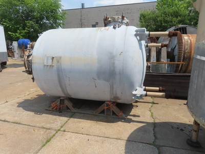 used 1,500 gallon DeDietrich Glass Lined Tank