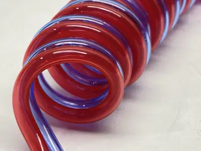 TCU0425-2-CW-X60 | SMC  Polyurethane Coil Tubing 2 Tube Blue/Red LOT OF 4 - New