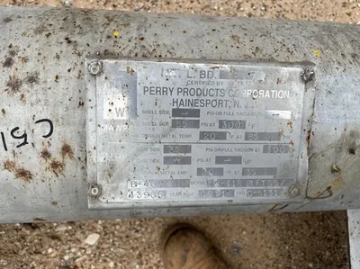 PERRY PRODUCTS 120 SQ. FT. Heat Exchanger - Shell & Tube | Perry Equipment (5)