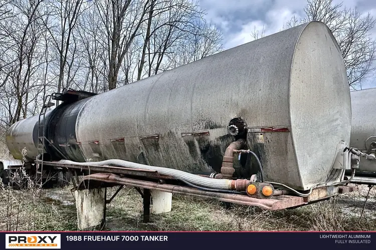 Used 1988 FRUEHAUF 7000 TANKER Tanker Trailers Louisiana US | Proxy Equipment #1377945