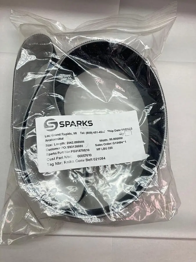 Used SPARKS W,2042,80 Conveyor Parts Ohio US | Surplus Asset Holdings #1246680