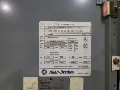 USED ALLEN-BRADLEY 1336F-C600C-AA