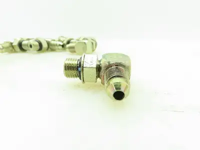 Eaton Triple-Lok 37° Flare Male 90° Elbow 1/4" JIC-4 x 1/4" SAE O-Ring LOT OF 10