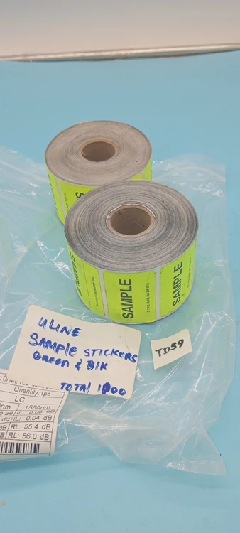 New | in-Stock U-Line S-11412  Production Labels - "Sample", 1 1⁄4 x 2" EST 1800 Blank Label Arizona US | ASSET CONVERSION SPECIALISTS, INC. #436806