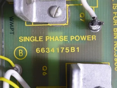 Bailey 6634175B1 Single Phase Power Supply Board Used