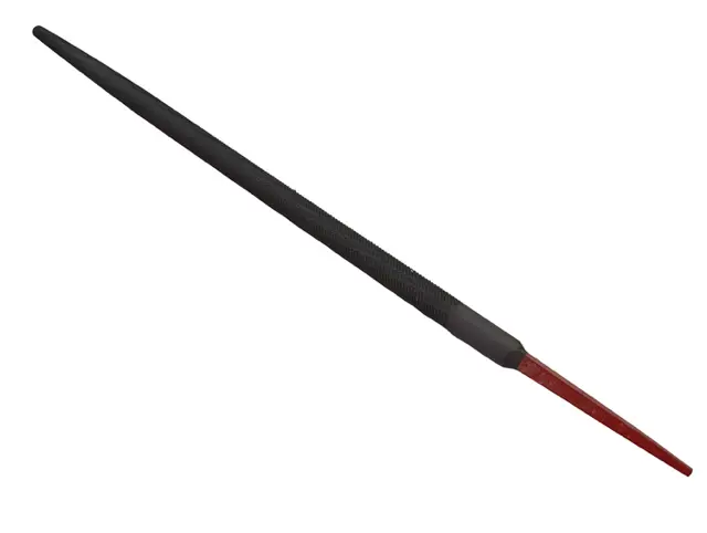 Simonds 12" Round File Bastard Cut Black-Maxi