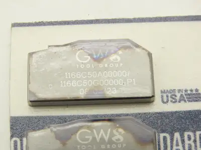 GWS Tool Group 1166C50A00000 Carbide Insert 1166C50G00000-P1  Lot of 10