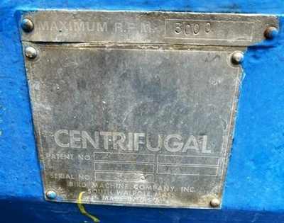 (3) Bird 18 x 28 solid bowl decanter centrifuges, 316SS.